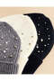 Women Assorted Embellished Knitted Caps Set (3 Piece) - 2