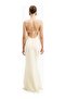 Ruched Chiffon Maxi Dress Women's Dress - 2