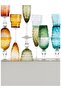 Set of 6 Wine Glasses, Handmade, 300 Ml, Artistic Decor, Dishwasher Safe - 2