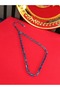 Imported Powdered Amber Bead Cutting Open Blue - 2