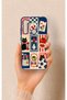 Redmi Note 8 Compatible Cute Cat and Flower Pattern Silicone Case