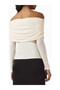 Off Shoulder Top, Stylish Top with Layered Neckline and Stretchy Jersey Fabric - 3