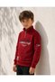 Boys’ Half Zip Text Detail Pullover - 4
