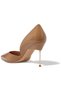 Classic Leather Pointed Toe Heeled Shoes - 2