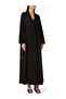 Elegant A-Line Notch Collar Abaya with Comfortable and Stylish Design Ideal for Everyday Wear