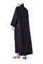 Elegant A-Line Notch Collar Abaya with Comfortable and Stylish Design Ideal for Everyday Wear - 3