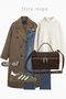 Box Form Brown Crossbody Women's Hand and Shoulder Bag Ref.8392093 - 6