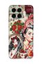 Xiaomi 17t Compatible Retro Women's Collage Pattern Transparent Phone Case