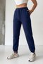 Basic Tracksuit with Elastic Cuffs - Navy Blue Navy Blue - 2