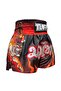 Muay Thai Shorts Boxing Trunks Traditional Style (Tuf-Ms614-Blk) - 2