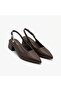 Zrct5 - Exclusive 5cm Pointed Toe Heeled Shoes Brown - 2