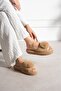 Women's Mink Single Pompom Plush Slippers, Soft Sole Home Slippers - 2