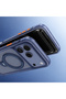 iPhone 18 Pro Case M-Safe Feature Stand Airbag Design Air Shield Series Cover Navy Blue - 8