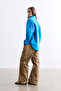 Turquoise Multi-Button Shirt - 6