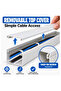 PVC Cable Trunking 50x50x900mm with Cover, Electrical Wire Duct Plastic Cable Raceway, Cable Organizer for Home, Office & Workshop Wiring - 3