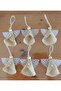 Set of 6 Handmade Jute Angel Christmas Ornaments – Pine Tree and Home Decor - 4