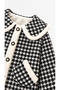 Girls' Patterned Plush Lined Jacket - 3