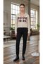 Women's Cream Knitted Hooded Cardigan with Front Lettering and Zipper - 5