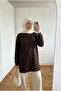 Women's Embossed Lettering Printed Oversize Loose Long Sweatshirt Tunic 75 cm
