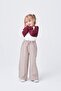 Unisex Children's Striped Trouser Suit Burgundy - 2