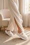 Premium Wick and Button Detailed, High-Sole Women's Winter Home Slippers - 2