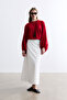 Red Balloon Sleeved Sweater - 2