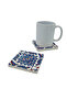 Rüstem Paşa Mosque Tile Pattern Printed Natural Stone Coaster - 2