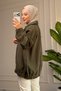 6678 - Stylish, Comfortable, Loose-Fitting Modal Fabric Women's Slim Jacket with Pocket Detail - 5