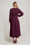 Olivia Waist Gathered V-Neck Midi Dress - 3