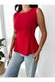 Zero Sleeve Flounce Blouse - 5
