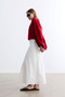 Red Balloon Sleeved Sweater - 4