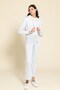 2-Piece Zippered Gray Tracksuit Set with Filthy Stitching Detail - 4