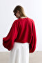 Red Balloon Sleeved Sweater - 5