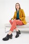 Women's Genuine Leather Orthopedic Winter Casual Thick Heeled Classic Shoes M27Ka/3115 - 3