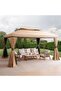 Romana Aluminium Gazebo 3x3 M - Biege