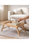 Bamboo Serving Tray with Legs - Foldable Breakfast Tray - Wooden Laptop Lap Tray - Bed Tray - 4