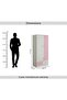 Bella Kids 2 Door Wardrobe - Pink - 7