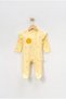 Baby Rabbit, Lamb and Chick 3-Piece Romper Set Assorted Patterned 0-3 Months Romper Set Newborn Hospital Release - 5