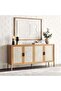 Bonhila Sideboard With 4 Door Veneer - Beige