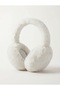 Women's Winter Soft Plush Furry Earmuffs White - 5