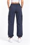 Women's Cargo Pocket Thin Parachute Sweatpants with Adjustable Cuffs Oversize Fit Black Gray Navy Blue Beige Khaki - 6