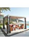 Contempo Electric Pergola 298x398x245 Cm -white