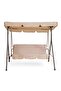 Iraa Outdoor 3 Seater Swing - Beige - 6