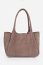 Jude Suede Genuine Leather Women's Shoulder Bag Large Volume College Daily Bag - 4