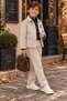 Boy's Gabardine Jacket, Pants and Shirt 3-Piece Set - 5