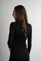 Women's Ribbed Fabric Crew Neck Basic Blouse Cty-Lbn-3843 - 2