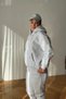 Hooded Basic 3 Thread Zippered Oversize Tracksuit Set - 4