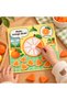 Foods Playdough Mats – Food Themed Play Dough Activity Cards for Ages 3+ – 10 Double-Sided Cards – Cloth Bag Is a Gift - 3