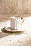 Çengelköy 6-Person Clover Gilded Coffee Cup Set - 3