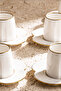 Çengelköy 6-Person Clover Gilded Coffee Cup Set - 7